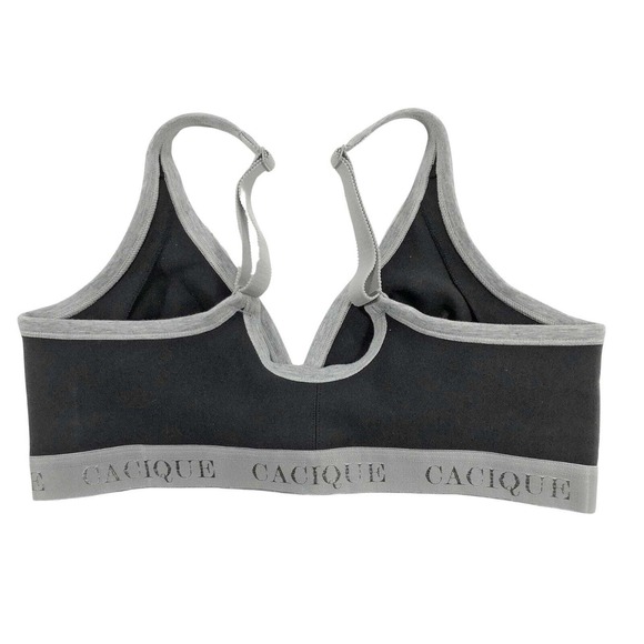 Lane Bryant Cacique Soft Knit Bra with Wireless Cup and Front Closure Womens 38C - Picture 3 of 7